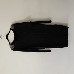 Black banded dress